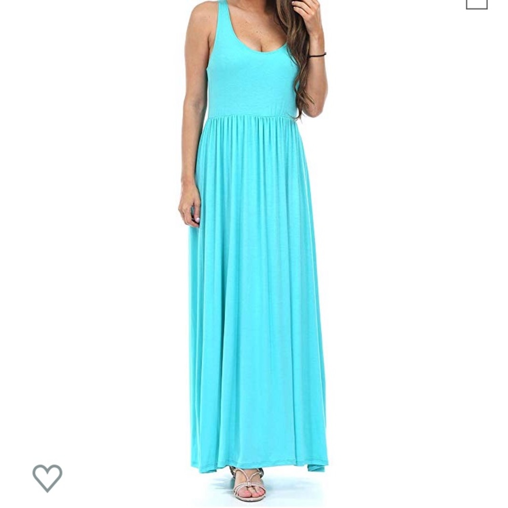 New turquoise maternity dress size small